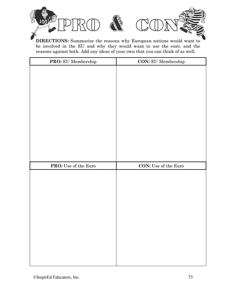 i Think: Geography, Europe Activity Book Download