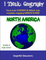 i Think: Geography, North America Activity Book Download