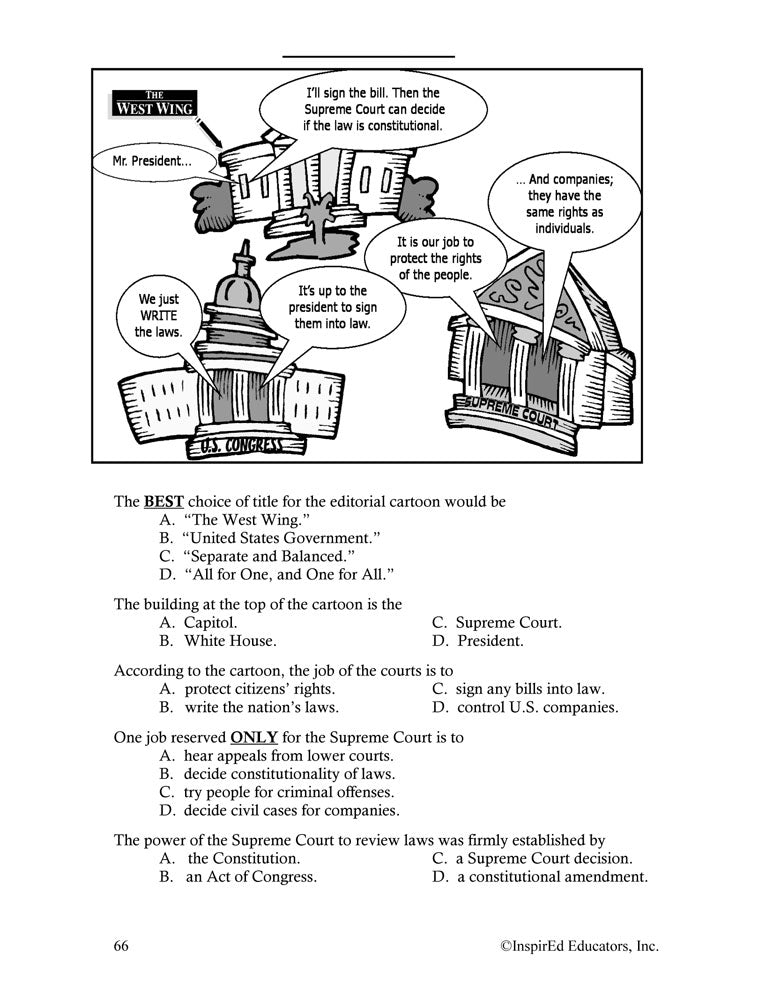 i Think: Government, The Constitution Activity Book Download