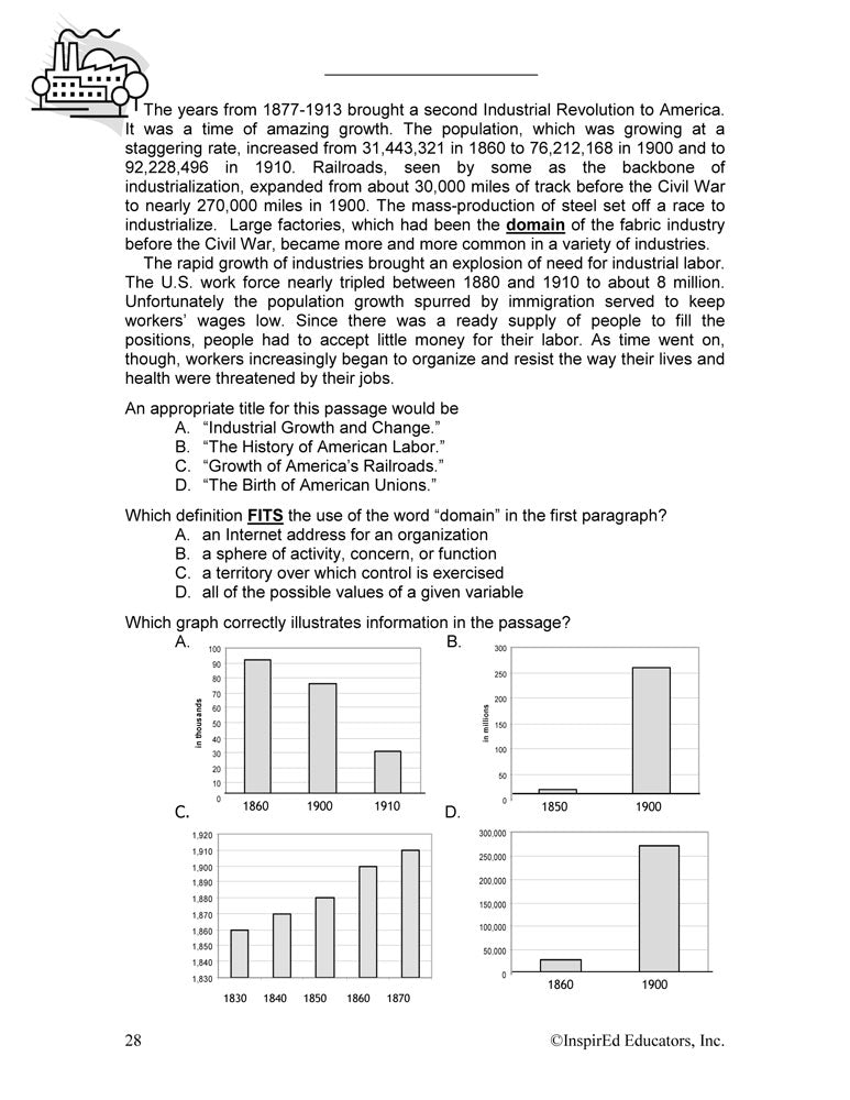 i Think: U.S. History, Problems & Progressives Activity Book Download