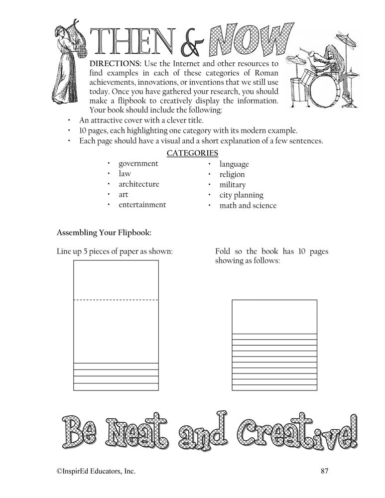 i Think: World History, Ancient Rome Activity Book Download