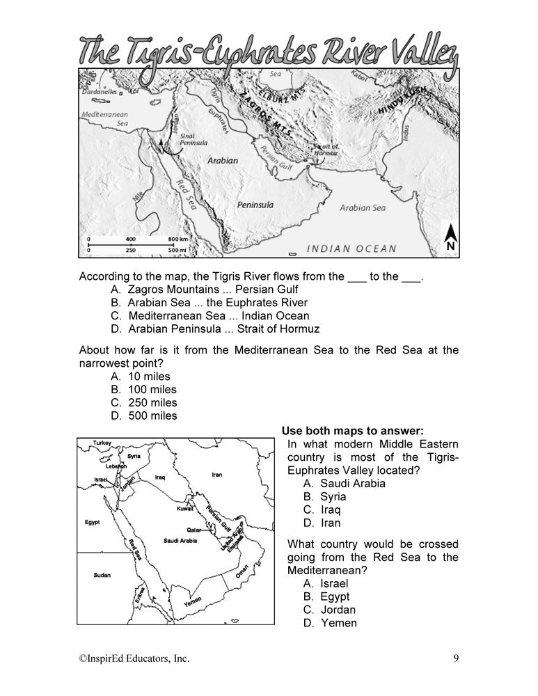 i Think: World History, Ancient Mesopotamia Activity Book Download