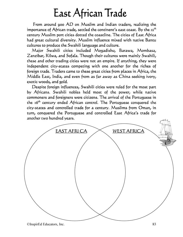 i Think: World History, Pre-Colonial Africa Activity Book Download