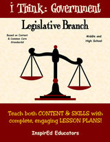 i Think: Government, The Legislative Branch Activity Book Download