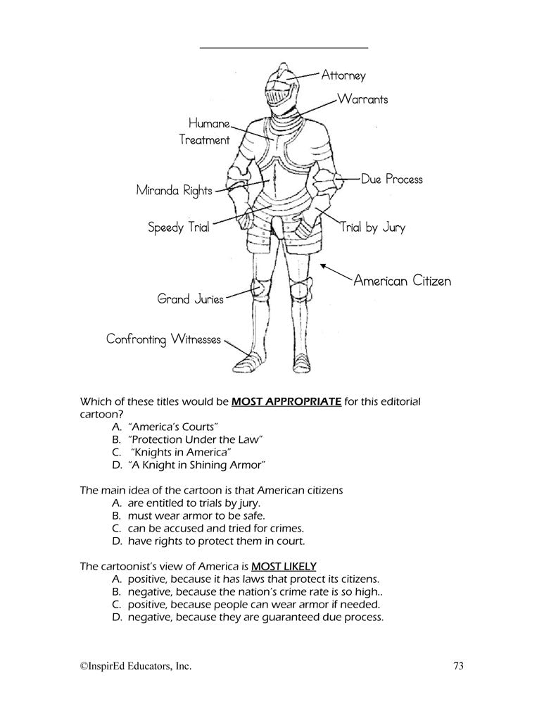 i Think: Government, The Judicial Branch Activity Book Download