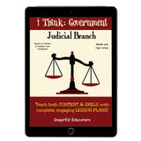 i Think: Government, The Judicial Branch Activity Book Download