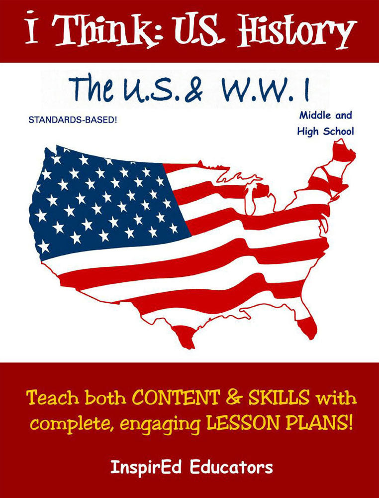 i Think: U.S. History, The U.S. & WWI Activity Book Download