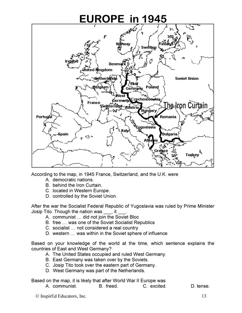 i Think: U.S. History, Cold War Era Activity Book Download