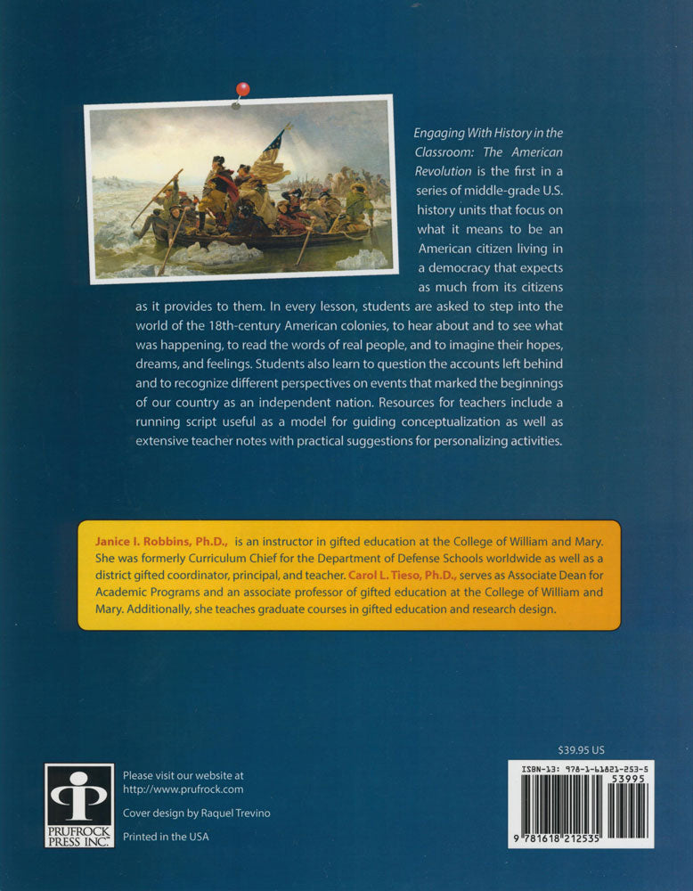 Engaging With History in Classroom - American Revolution Activity Book