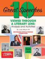 10 Great Speeches Viewed Through a Literary Lens: Analysis and Activities Book