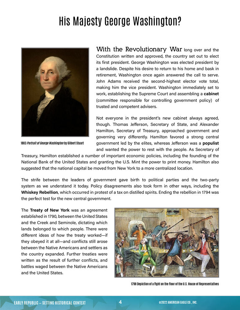 U.S. History Thematic Unit: Early Republic Download