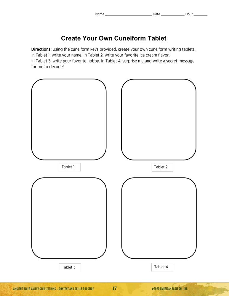 World History Thematic Unit: Ancient River Valley Civilizations Download