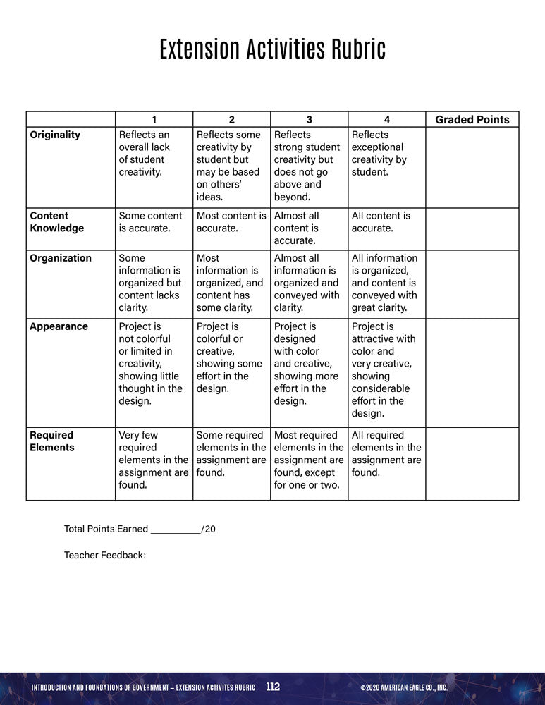 Government Thematic Unit: Introduction and Foundations of Government Download