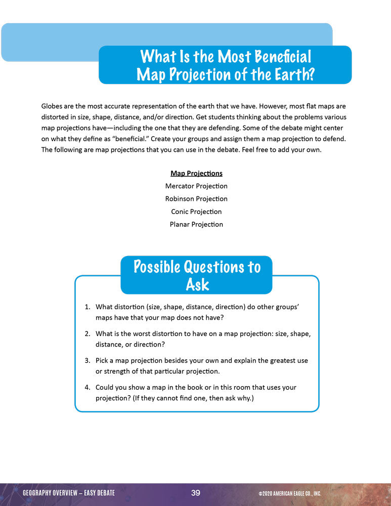 Geography Thematic Unit: Intro to Geography Download