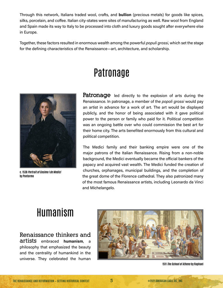 World History Thematic Unit: The Renaissance and Reformation Download