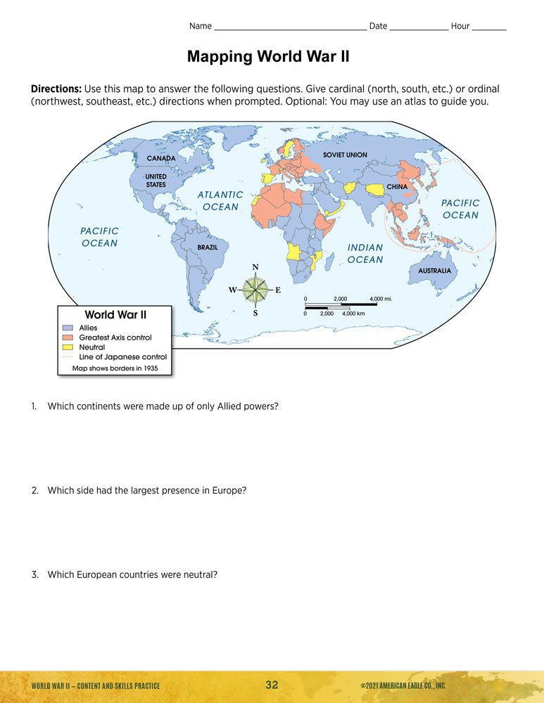 World History Thematic Unit: World War II Download