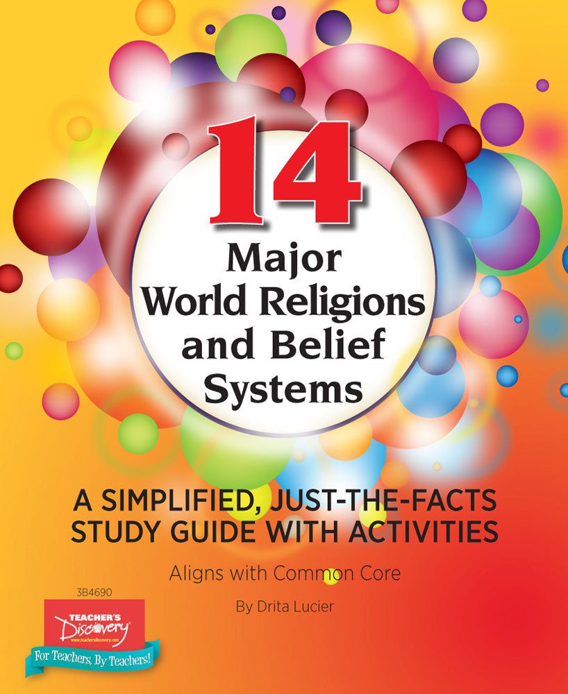 14 Major World Religions & Belief Systems Book