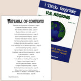 i Think: Geography, Regions of the World Activity Book Set of 9 Books