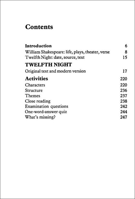 Twelfth Night Made Easy