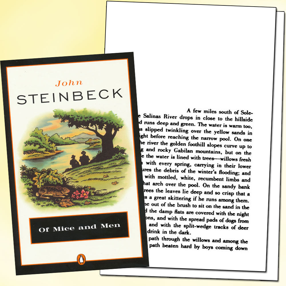 Of Mice and Men Paperback Book (HL580L)