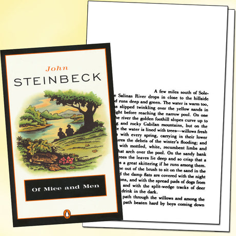 Of Mice and Men Paperback Book (HL580L)