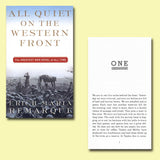 All Quiet on The Western Front Paperback Book (830L)