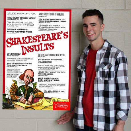 Shakespeare's Insults Poster