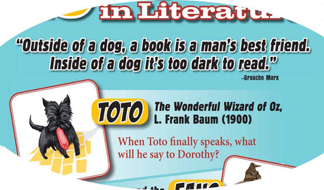 10 Top Dogs in Literature Skinny Poster