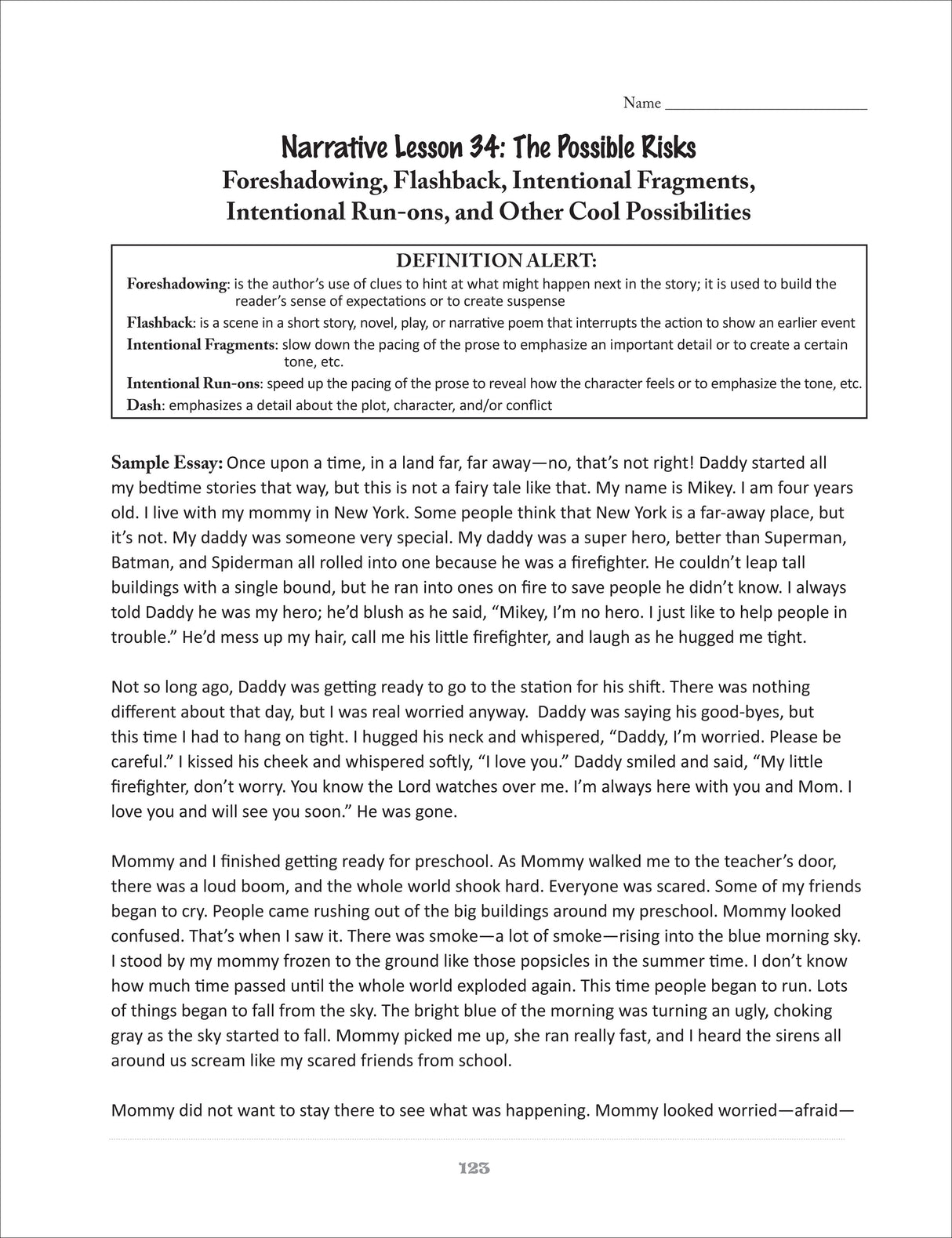 Expository Writing for High School Activity Book