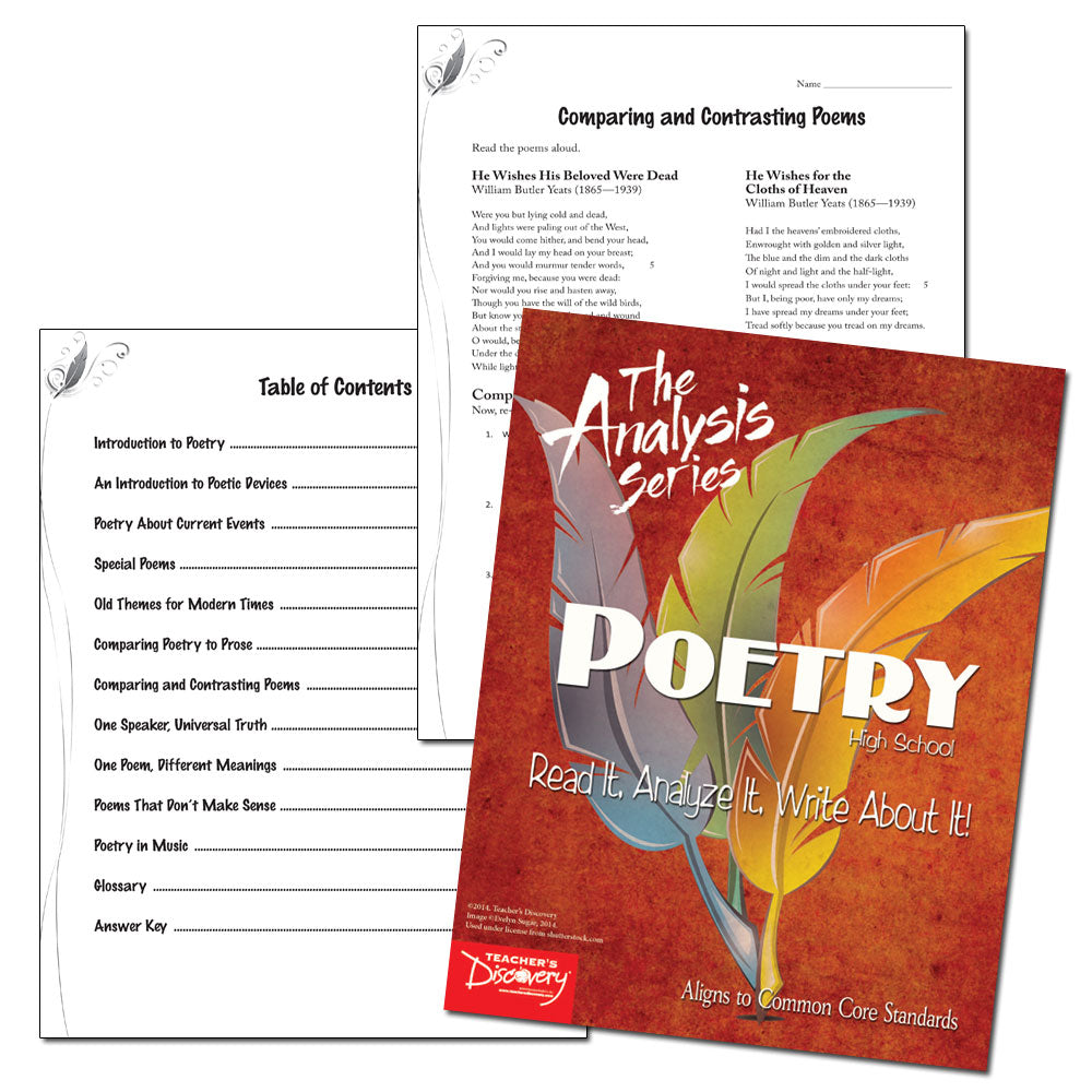 The Analysis Series: Poetry High School Book