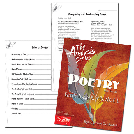 The Analysis Series: Poetry High School Book