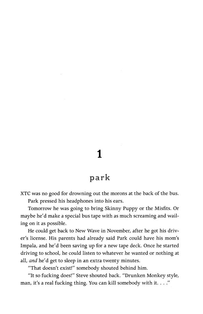 Eleanor & Park Hardcover Book (HL580L)