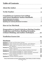 Pairing Creative Nonfiction and Fiction: Reading Strategies, Critical Thinking, and Author Techniques Book