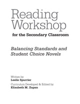 Reading Workshop for the Secondary Classroom