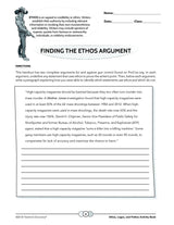 Ethos, Logos, and Pathos Activity Book