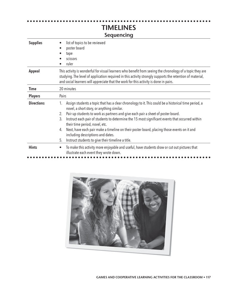 Games and Cooperative Learning for the ELA and Social Studies Classroom Book