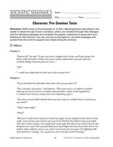 Socratic Seminar: To Kill a Mockingbird Book