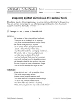 Socratic Seminar: Hamlet Book