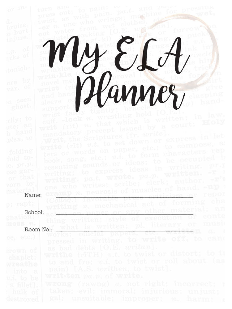 My ELA Planner