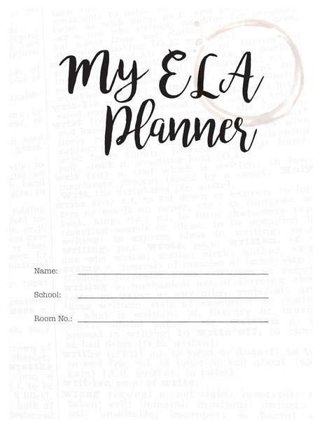 My ELA Planner