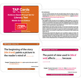 TAP Cards: Informational Text and Literary Text Card Sets for Middle School