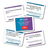 TAP Cards: Informational Text Card Set for Middle School