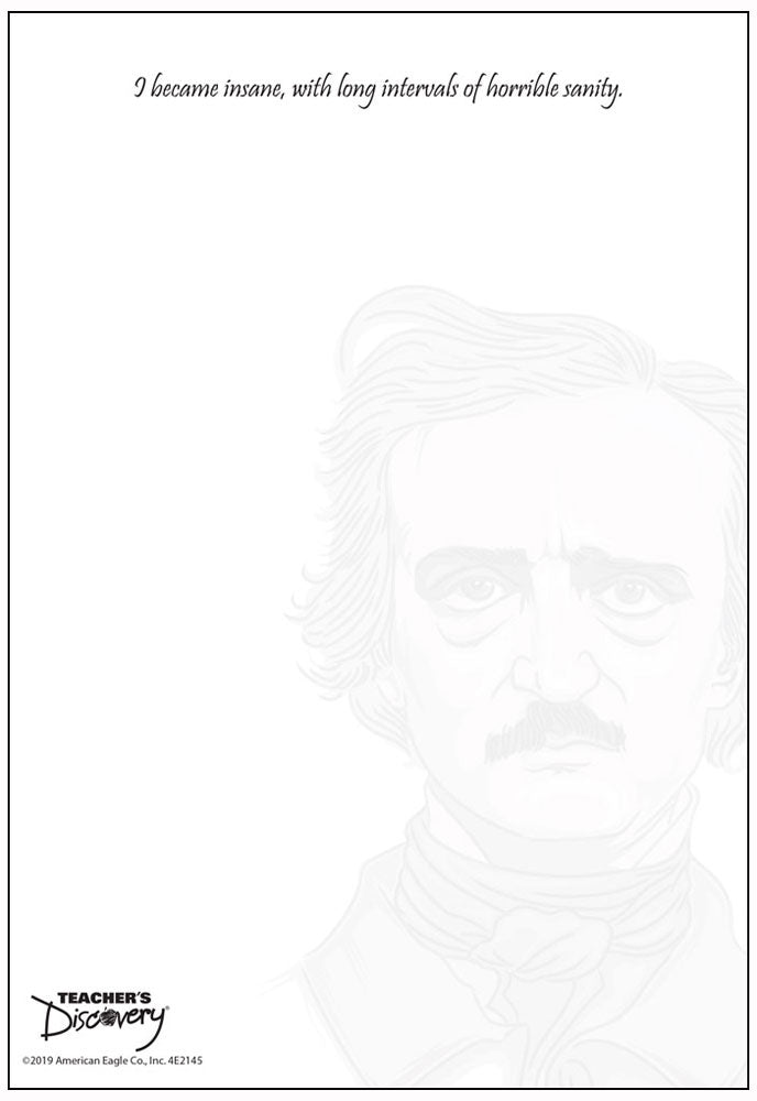 Edgar Allan Poe Notepad