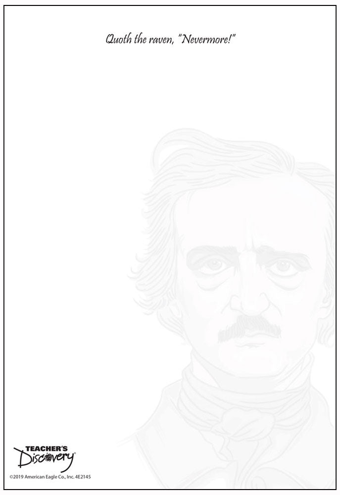 Edgar Allan Poe Notepad