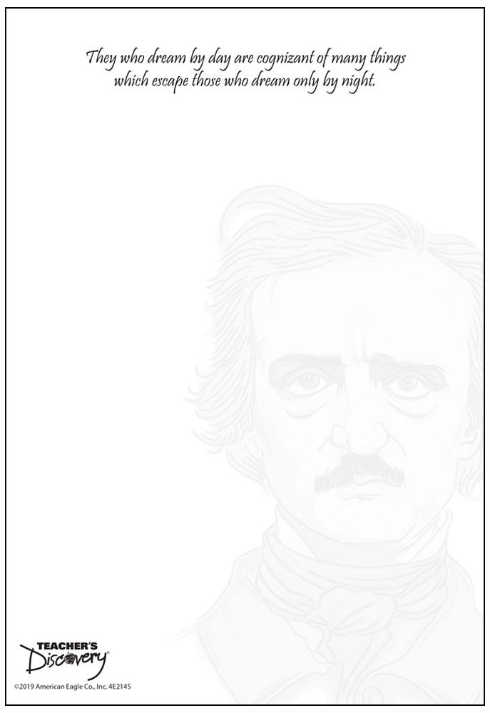 Edgar Allan Poe Notepad