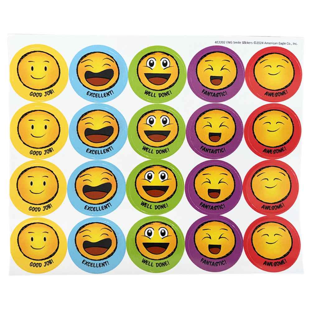 Smile English Stickers