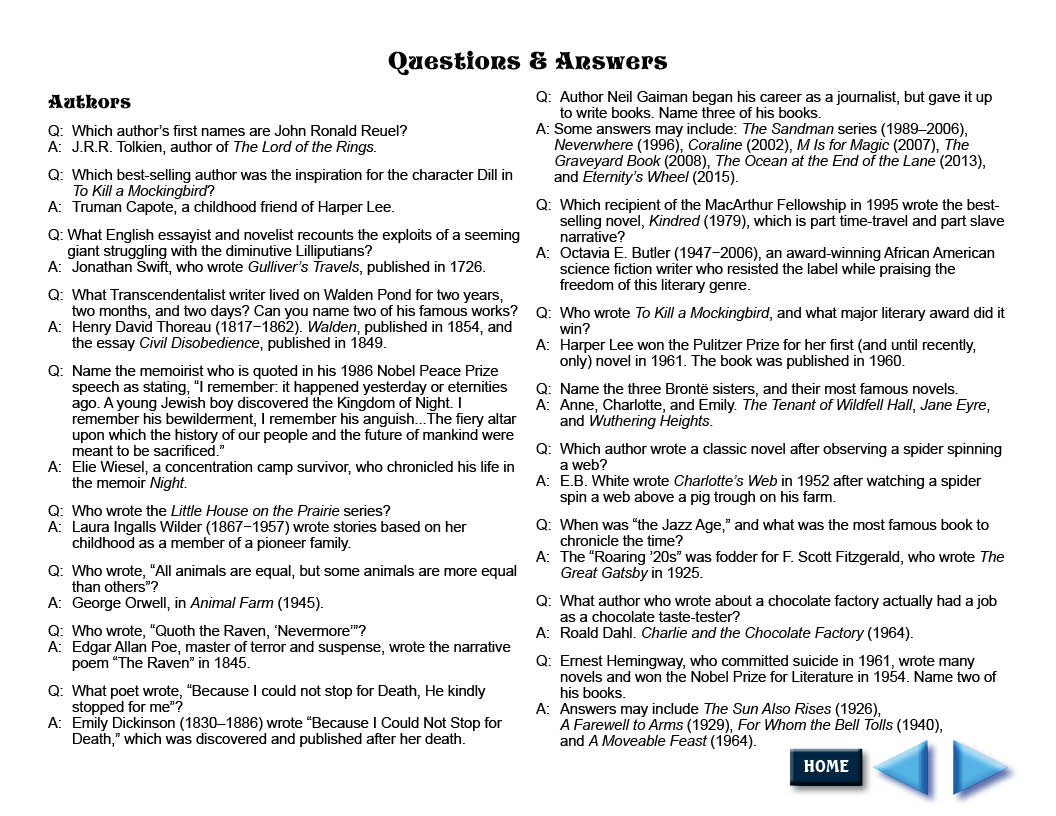 ELA Question a Day: 180 Trivia Questions and  Answers!