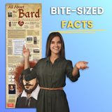 Shakespeare Infographic Skinny Poster for English Classrooms