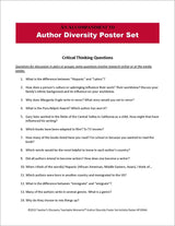 Diversity in Literature Poster Set