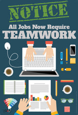 Official Notice Job Skills Poster:  Teamwork